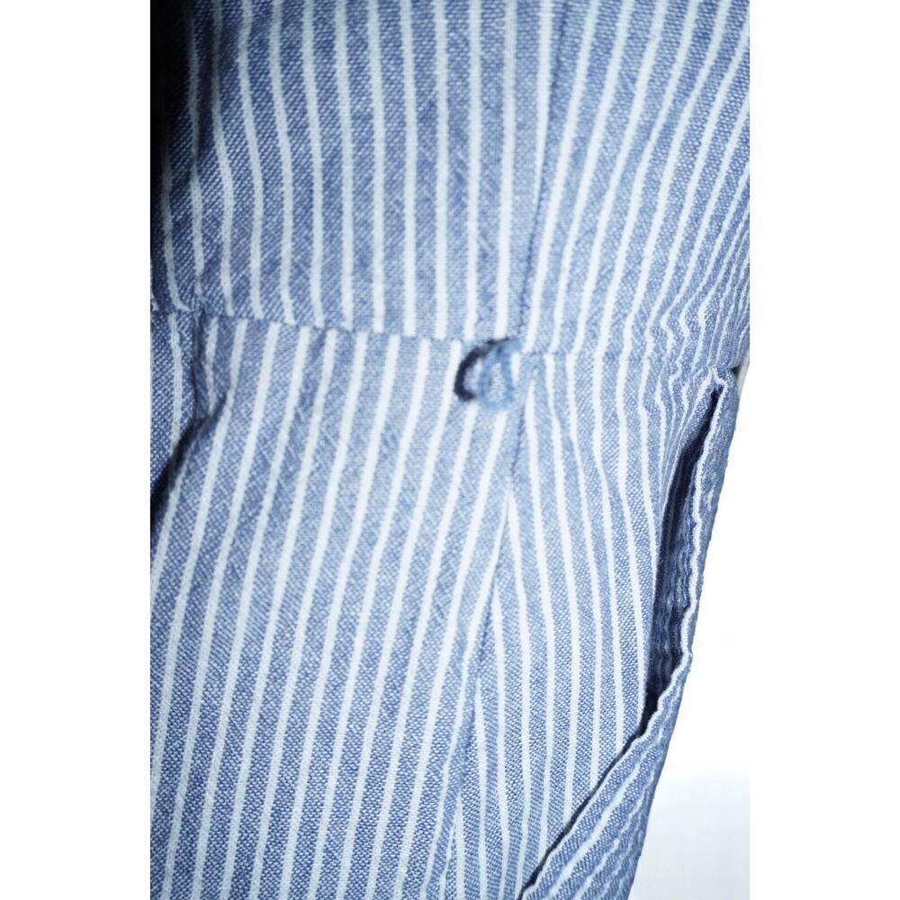 Old Navy Blue White Striped Jumpsuit | Women’s Size Small | Sleeveless Cropped - Picture 7 of 10